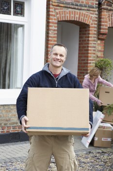 Student removals service in Kingston Upon Thames with moving boxes and furniture