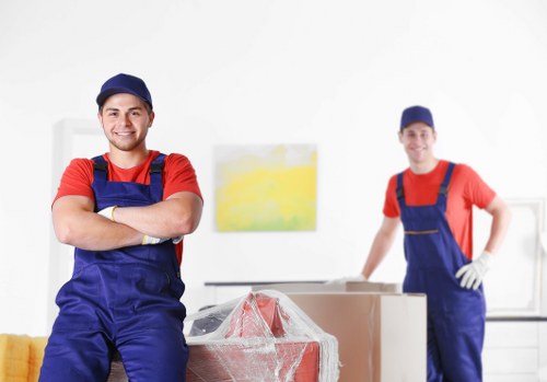 Removal team planning a house move in Kingston Upon Thames