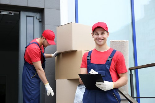 House removalists preparing a local move in Kingston upon Thames