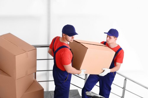 Local movers handling household items for a Kingston upon Thames relocation