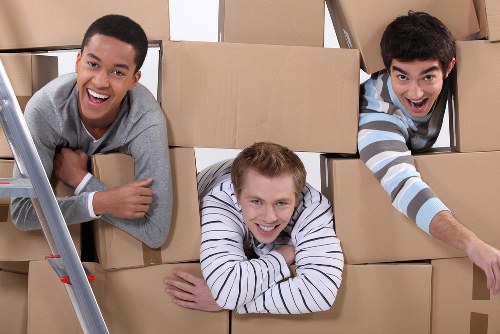 Careful loading of furniture for a Kingston flat removal service