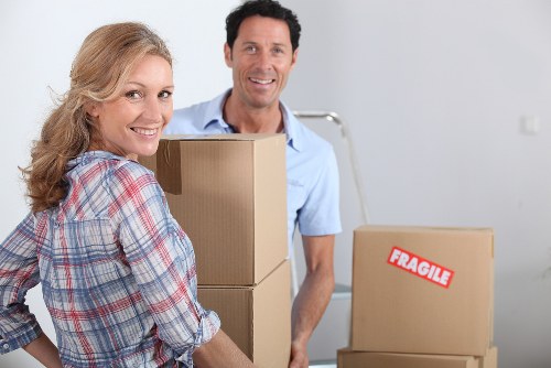 Local movers transporting furniture and boxes in Kingston