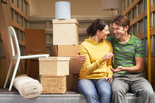 Prepared moving truck for Kingston Upon Thames home and flat moves