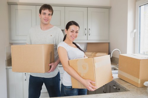 Practical removal truck service for loading furniture and boxes in Kingston Upon Thames